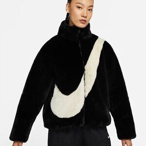 NIKE Faux Fur Jacket